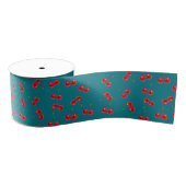 Cherry Pattern vivid Ripsband (Spule)