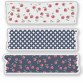 Cherry Pattern Washi Tape Aufkleber (Vorderseite)