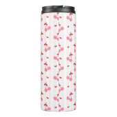 Cherry Pattern with Hearts  Thermosbecher (Rückseite)