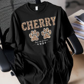 Cherry Paw Print T - Shirt - Pet Lover T-Shirt