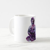 Cherry Peach Plum Damson Buddha Mug Kaffeetasse (Vorderseite Links)