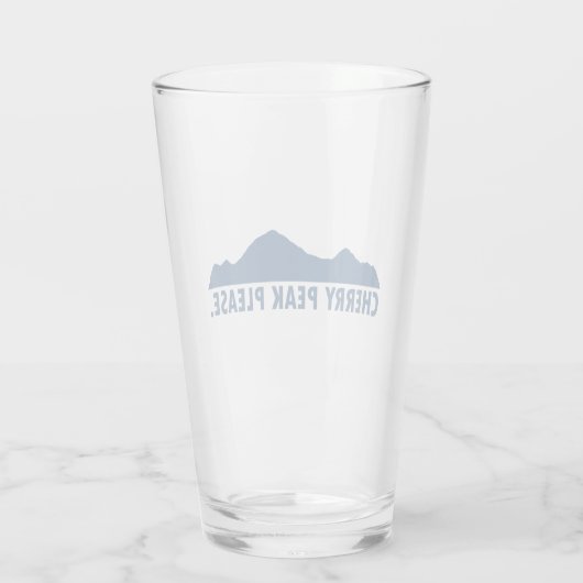 Cherry Peak Resort Bitte Glas (Rückseite)
