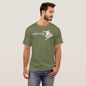 Cherry Peak Resort Utah Snowboarder T-Shirt (Vorne ganz)