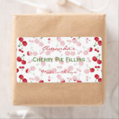 Cherry Personalisiert Canning Label (Insitu)