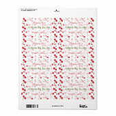 Cherry Personalisiert Canning Label (Vorne)