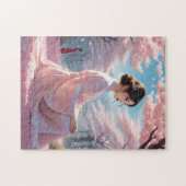 Cherry Petals Sakura lösen | Kawaii Asian Women Puzzle (Horizontal)