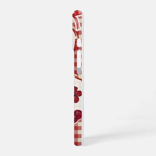 Cherry Phone case iPhone 16 Hülle (Linke Seite)