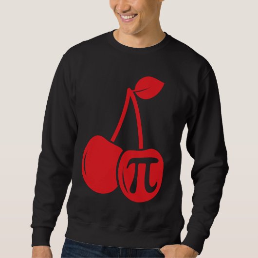 Cherry Pi Day Math Nerd Pie Teacher 3 14 Science Sweatshirt (Vorderseite)