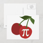 Cherry Pi Day Postkarte (Vorne/Hinten)