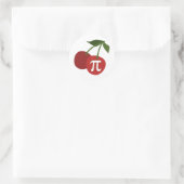 Cherry Pi Day Runder Aufkleber (Tasche)