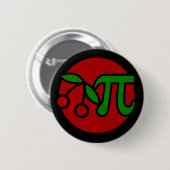 Cherry Pi Day Spaß Button (Vorne & Hinten)