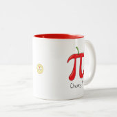 Cherry Pi Niedlich Mah Pi Day Kaffee Tasse (VorderseiteRechts)