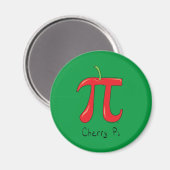 Cherry Pi Niedlich Mah Pi Day Magnet (Vorderseite/Rückseite)