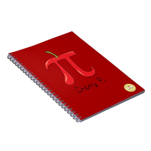Cherry Pi Niedlich Mah Pi Day Notebook Notizblock (Rechte Seite)