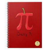 Cherry Pi Niedlich Mah Pi Day Notebook Notizblock (Vorderseite)