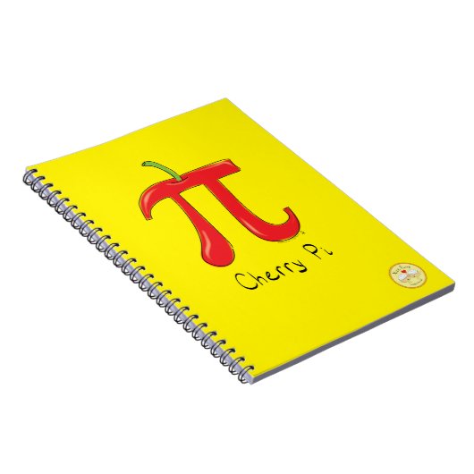 Cherry Pi Niedlich Mah Pi Day Notebook Notizblock (Rechte Seite)