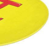 Cherry Pi Niedlich Mah Pi Day Pie Cutting Board Schneidebrett (Ecke)