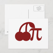 Cherry Pi Postkarte (Vorne/Hinten)