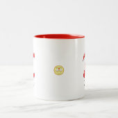 Cherry Pi Symbol Math Lehrer Funny Zweifarbige Tasse (Mittel)