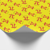 Cherry Pi Symbol Niedlich Mathematiklehrer Geschenkpapier (Ecke)