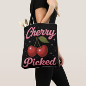 Cherry Picked Pink Sparkle Retro Glam Tasche (Von Nahem)