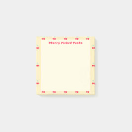 Cherry Picked Tasks Cute Border Retro Pop Post-it Klebezettel