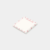 Cherry Picked Tasks Cute Border Sweetheart Glaze Post-it Klebezettel (angewinkelt)