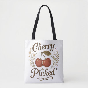 Cherry Picked Trendy Cotattecore Graphic Tasche