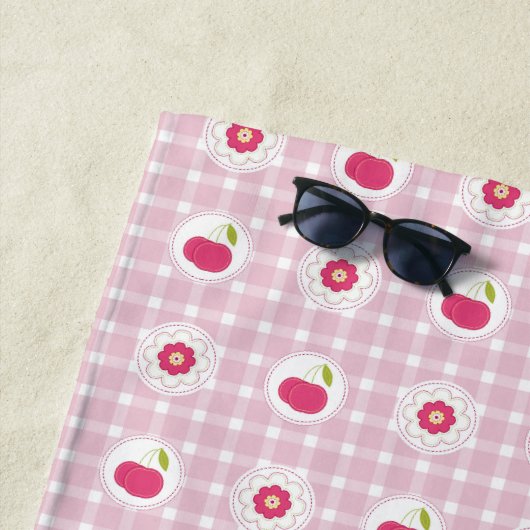 Cherry Picnic Beach Handtuch (Beispiel)