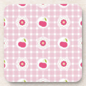 Cherry Picnic Cork-Backed Untersetzer (Vorderseite)