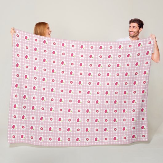 Cherry Picnic Fleece Blanket (Beispiel)