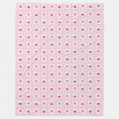 Cherry Picnic Fleece Blanket (Vorderseite)