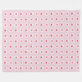 Cherry Picnic Fleece Blanket (Vorderseite (Horizontal))