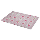 Cherry Picnic Glass Cutting Board Schneidebrett (Ecke)