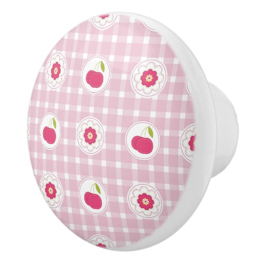 Cherry Picnic Knob Keramikknauf (Rechts)