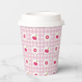 Cherry Picnic Paper Cups Pappbecher (Rückseite)