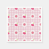 Cherry Picnic Paper Napkins Serviette (Vorderseite)