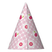 Cherry Picnic Party Hat Partyhütchen (Rückseite)