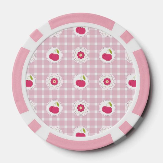 Cherry Picnic Poker Chips (Rückseite)