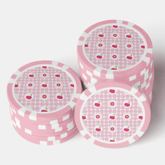 Cherry Picnic Poker Chips (Stapel)