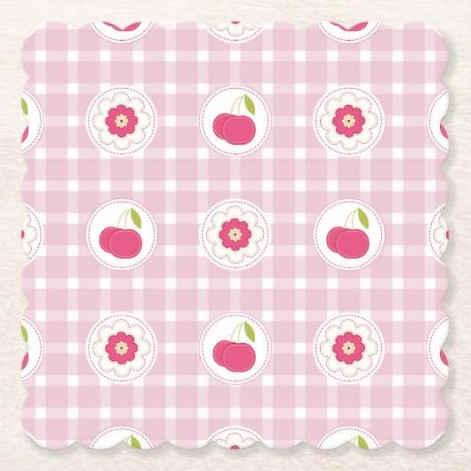 Cherry Picnic Untersetzer (Vorderseite)