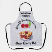 Cherry Pie All-over Print-Schürze Schürze (Vorderseite)