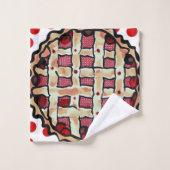 Cherry Pie Badhandtuch Set (Waschlappen)