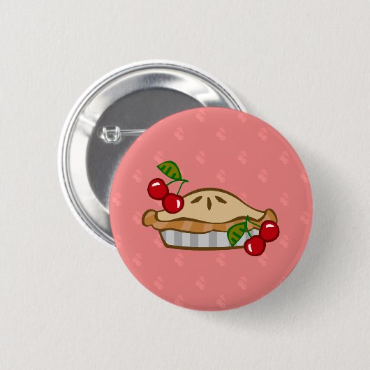 Cherry Pie Button (Vorne & Hinten)