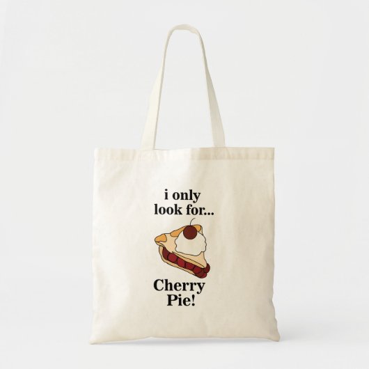 Cherry Pie Dessert Funny Tragetasche (Vorne)