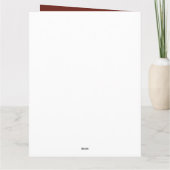 Cherry Pie Dessert Party Karte (Rückseite)