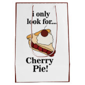Cherry Pie Dessert Party Mittlere Geschenktüte (Rückseite)