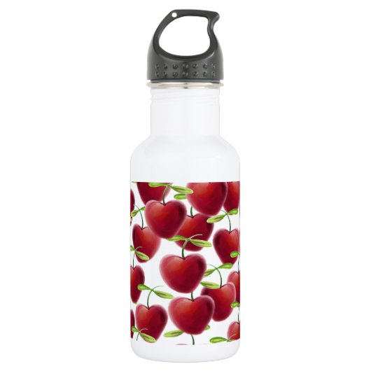 Cherry Pie Edelstahlflasche (Vorderseite)