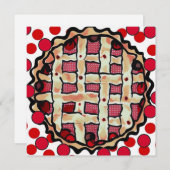 Cherry Pie Einladung (Vorne/Hinten)