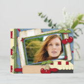 Cherry Pie Einladung (Stehend Vorderseite)